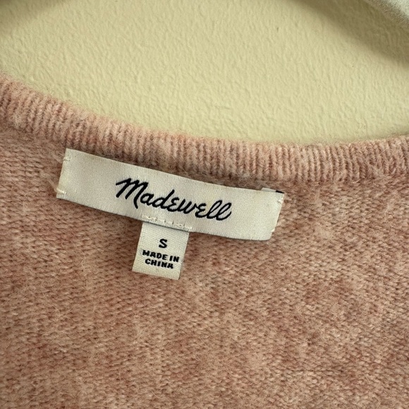 Madewell Pink and Orange Open Cardigan - Picture 4 of 5